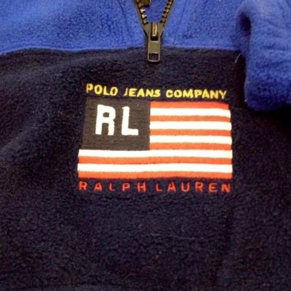 Ralph Lauren Blue Half Zip Jacket 3-6 Mo - Picture 5 of 6